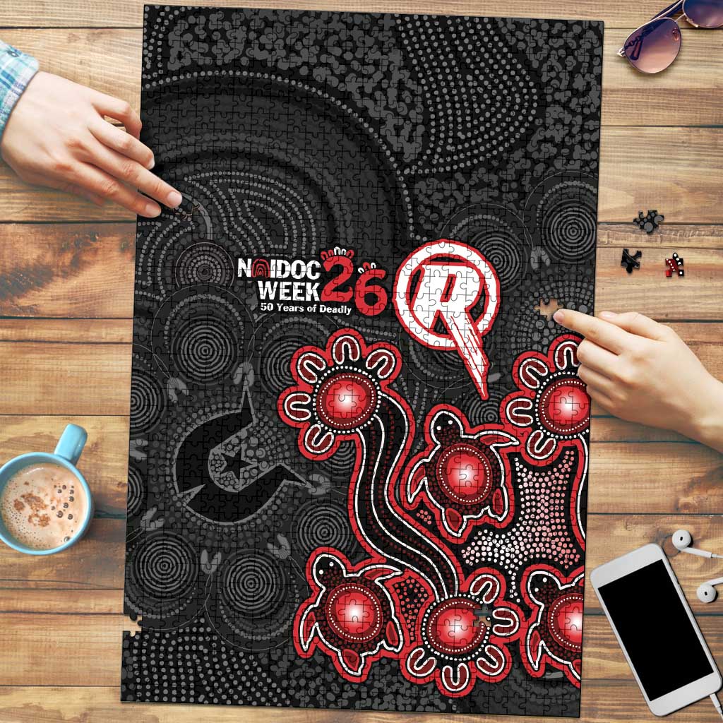 Melbourne Renegades NAIDOC Week 2026 Puzzle Sea Turtles Aboriginal Art