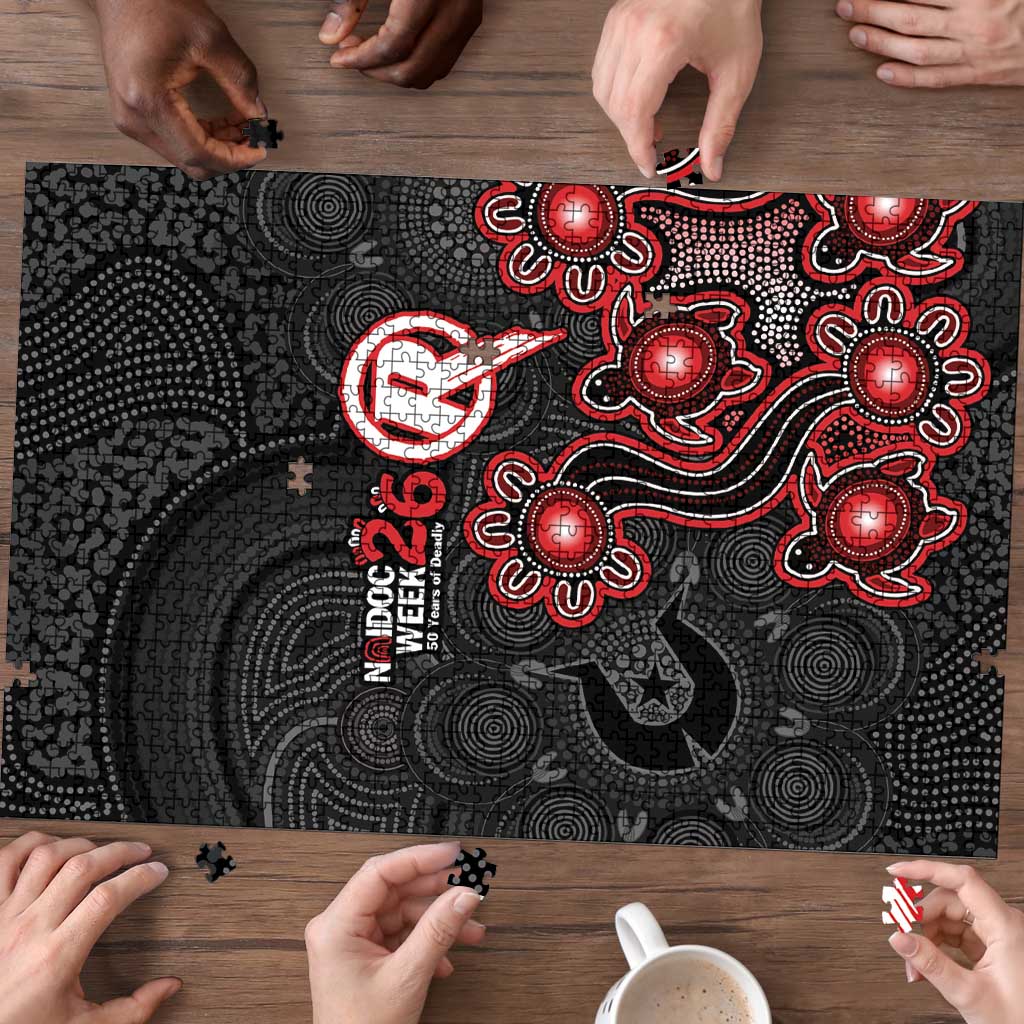 Melbourne Renegades NAIDOC Week 2026 Puzzle Sea Turtles Aboriginal Art