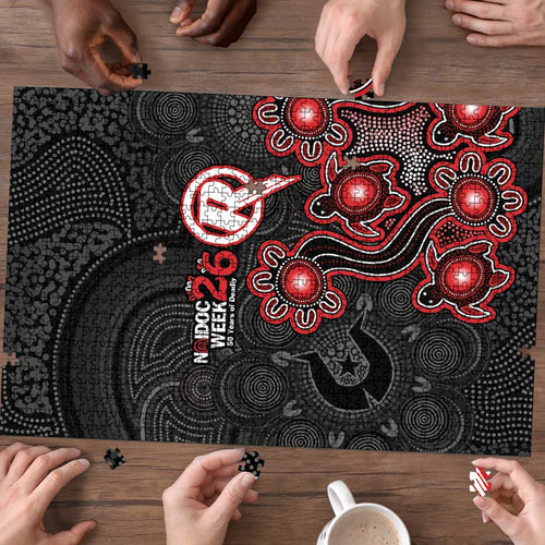 Melbourne Renegades NAIDOC Week 2026 Puzzle Sea Turtles Aboriginal Art