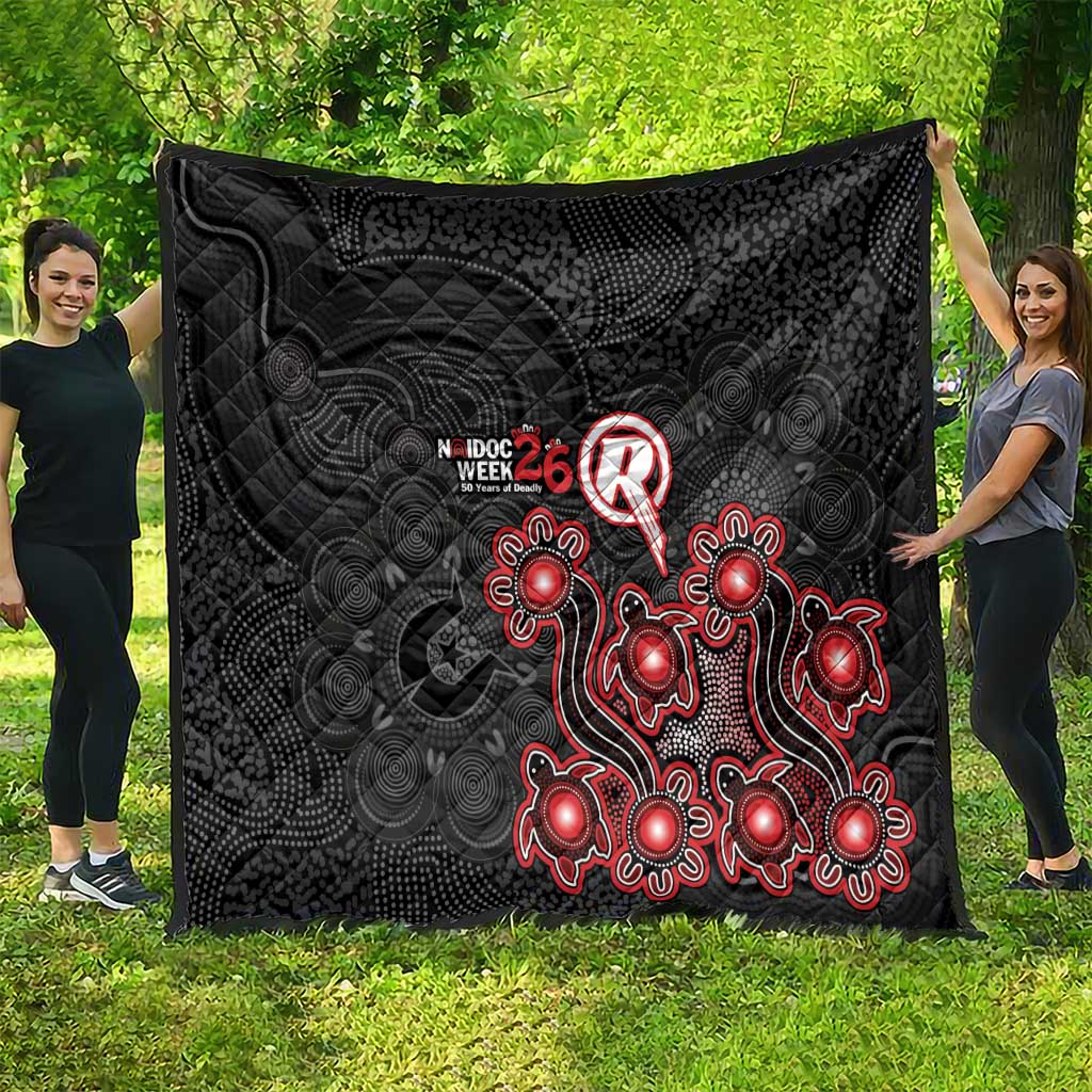 Melbourne Renegades NAIDOC Week 2026 Quilt Sea Turtles Aboriginal Art
