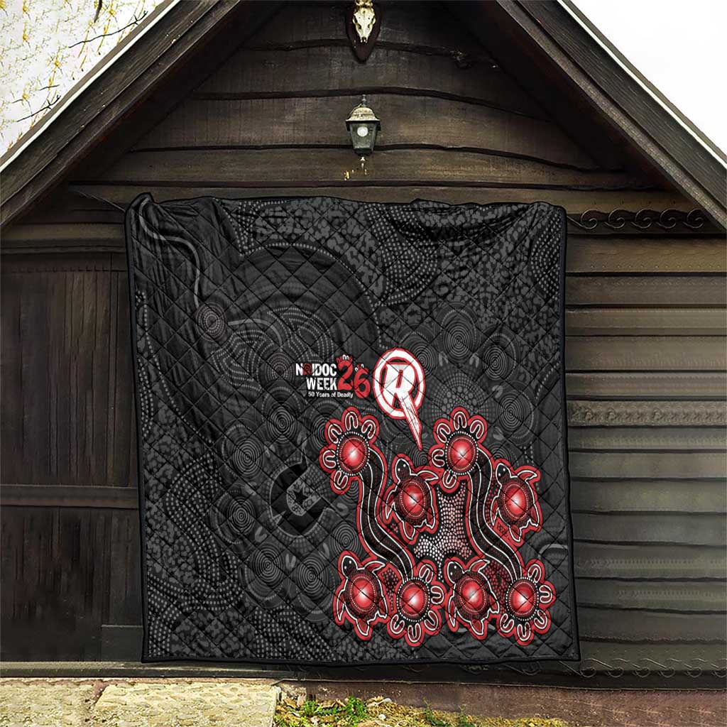 Melbourne Renegades NAIDOC Week 2026 Quilt Sea Turtles Aboriginal Art