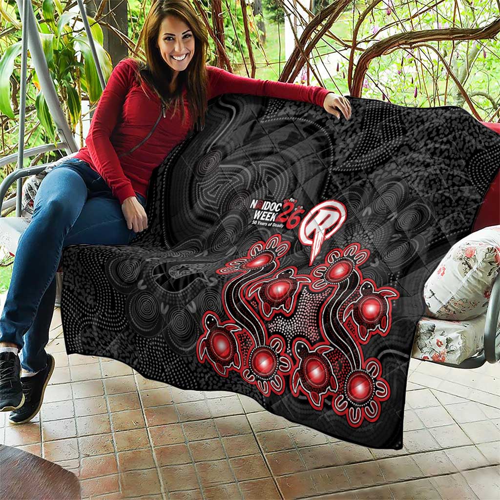 Melbourne Renegades NAIDOC Week 2026 Quilt Sea Turtles Aboriginal Art
