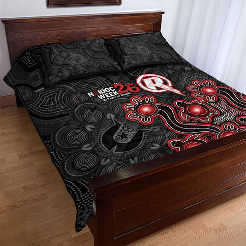 Melbourne Renegades NAIDOC Week 2026 Quilt Bed Set Sea Turtles Aboriginal Art