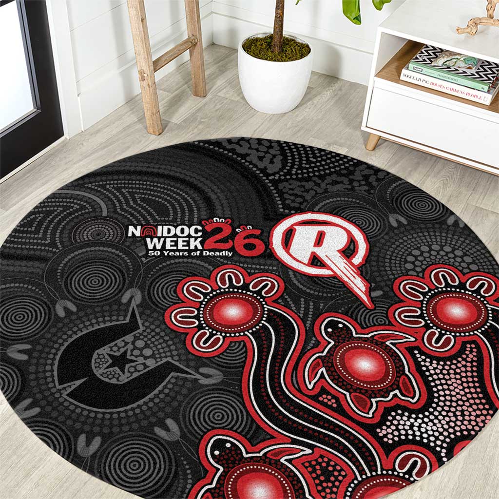Melbourne Renegades NAIDOC Week 2026 Round Carpet Sea Turtles Aboriginal Art