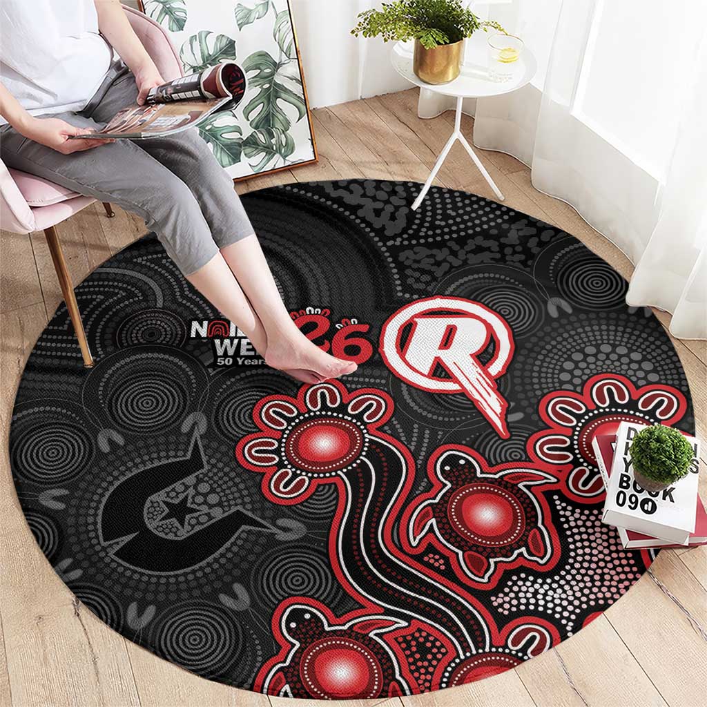 Melbourne Renegades NAIDOC Week 2026 Round Carpet Sea Turtles Aboriginal Art