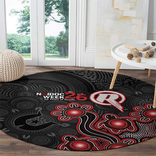 Melbourne Renegades NAIDOC Week 2026 Round Carpet Sea Turtles Aboriginal Art