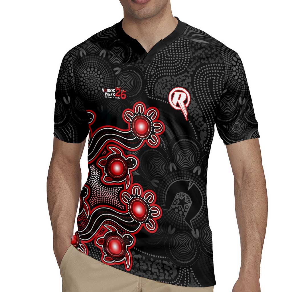 Personalised Melbourne Renegades NAIDOC Week 2026 Rugby Jersey Sea Turtles Aboriginal Art