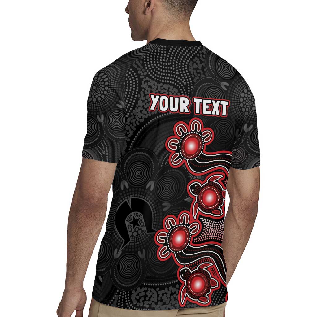 Personalised Melbourne Renegades NAIDOC Week 2026 Rugby Jersey Sea Turtles Aboriginal Art