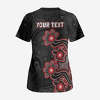 Personalised Melbourne Renegades NAIDOC Week 2026 Scrub Top Sea Turtles Aboriginal Art