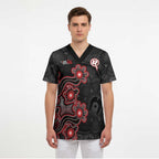 Personalised Melbourne Renegades NAIDOC Week 2026 Scrub Top Sea Turtles Aboriginal Art