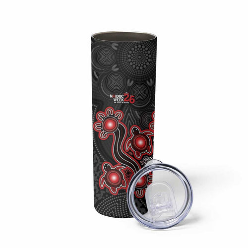 Personalised Melbourne Renegades NAIDOC Week 2026 Skinny Tumbler Sea Turtles Aboriginal Art