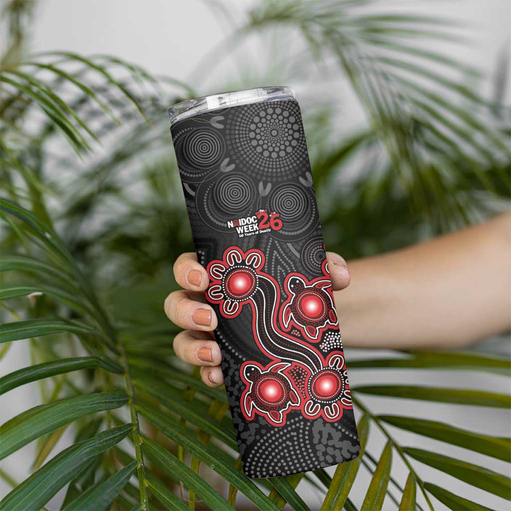 Personalised Melbourne Renegades NAIDOC Week 2026 Skinny Tumbler Sea Turtles Aboriginal Art