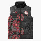 Personalised Melbourne Renegades NAIDOC Week 2026 Sleeveless Puffer Jacket Sea Turtles Aboriginal Art