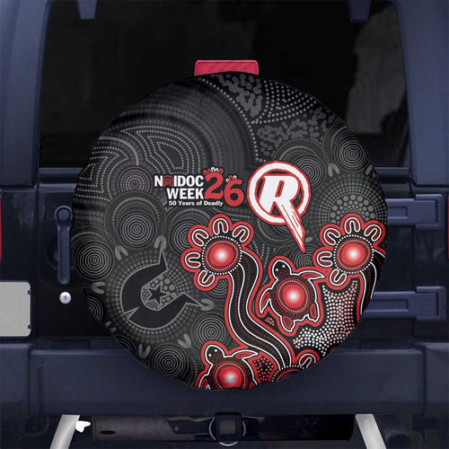 Melbourne Renegades NAIDOC Week 2026 Spare Tire Cover Sea Turtles Aboriginal Art