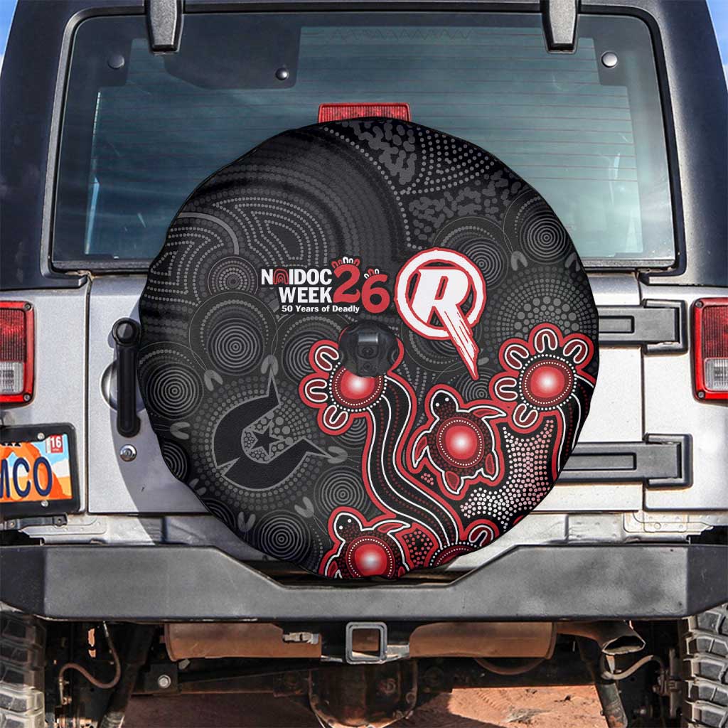 Melbourne Renegades NAIDOC Week 2026 Spare Tire Cover Sea Turtles Aboriginal Art