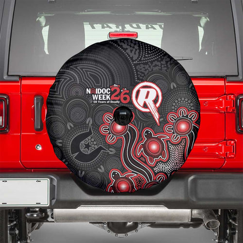 Melbourne Renegades NAIDOC Week 2026 Spare Tire Cover Sea Turtles Aboriginal Art