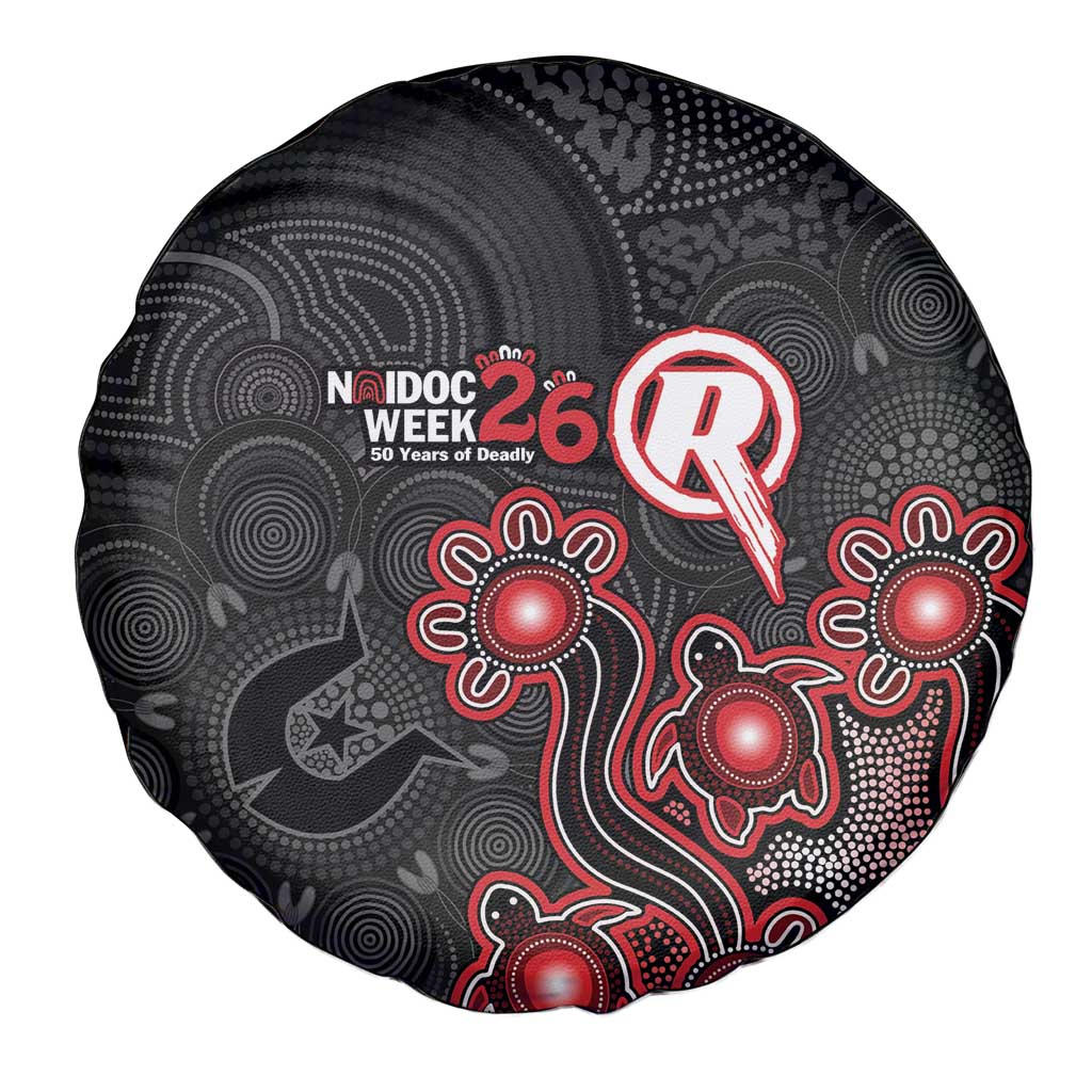 Melbourne Renegades NAIDOC Week 2026 Spare Tire Cover Sea Turtles Aboriginal Art