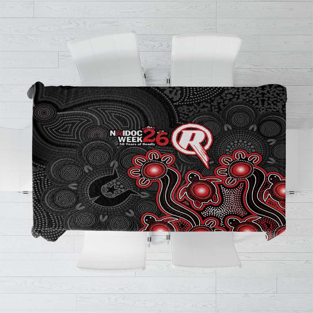 Melbourne Renegades NAIDOC Week 2026 Tablecloth Sea Turtles Aboriginal Art