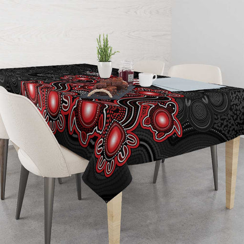 Melbourne Renegades NAIDOC Week 2026 Tablecloth Sea Turtles Aboriginal Art