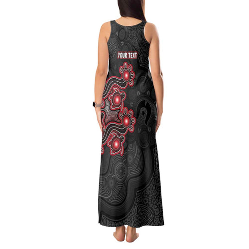 Personalised Melbourne Renegades NAIDOC Week 2026 Tank Maxi Dress Sea Turtles Aboriginal Art
