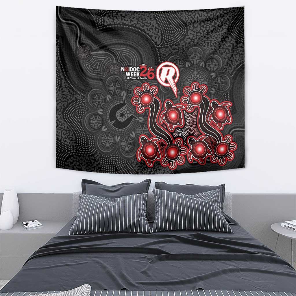 Melbourne Renegades NAIDOC Week 2026 Tapestry Sea Turtles Aboriginal Art