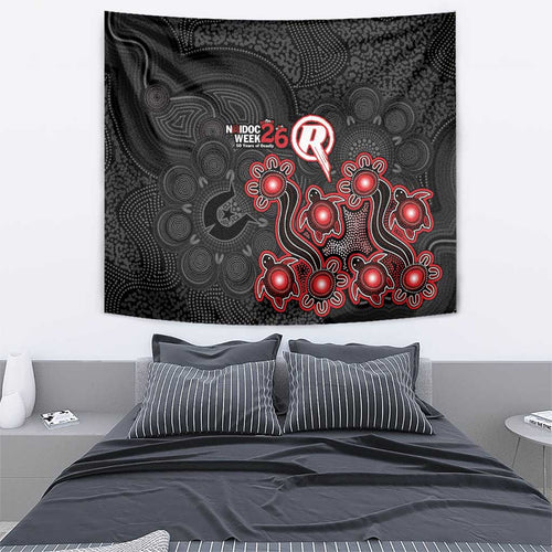 Melbourne Renegades NAIDOC Week 2026 Tapestry Sea Turtles Aboriginal Art