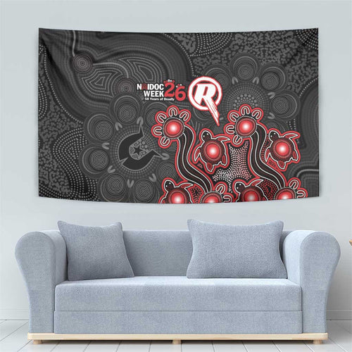 Melbourne Renegades NAIDOC Week 2026 Tapestry Sea Turtles Aboriginal Art
