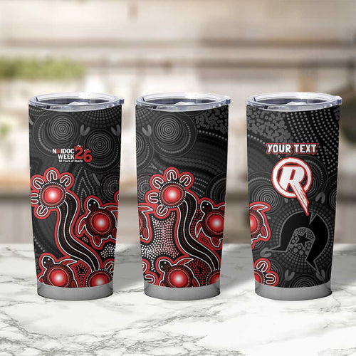Personalised Melbourne Renegades NAIDOC Week 2026 Tumbler Cup Sea Turtles Aboriginal Art