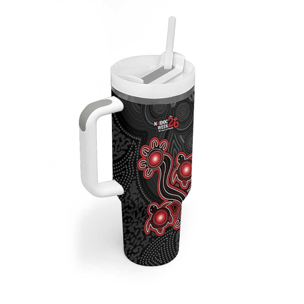 Personalised Melbourne Renegades NAIDOC Week 2026 Tumbler With Handle Sea Turtles Aboriginal Art