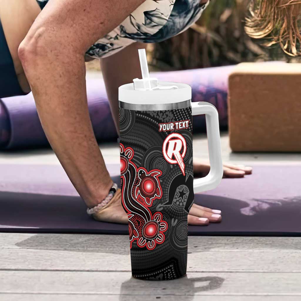 Personalised Melbourne Renegades NAIDOC Week 2026 Tumbler With Handle Sea Turtles Aboriginal Art