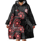 Personalised Melbourne Renegades NAIDOC Week 2026 Wearable Blanket Hoodie Sea Turtles Aboriginal Art