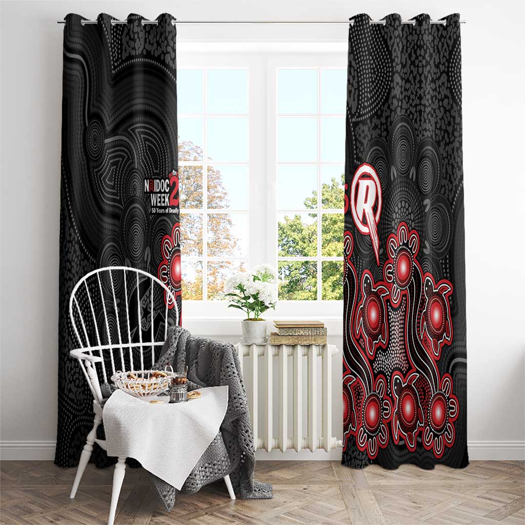 Melbourne Renegades NAIDOC Week 2026 Window Curtain Sea Turtles Aboriginal Art