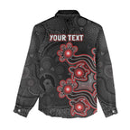 Personalised Melbourne Renegades NAIDOC Week 2026 Women Casual Shirt Sea Turtles Aboriginal Art