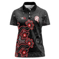 Personalised Melbourne Renegades NAIDOC Week 2026 Women Polo Shirt Sea Turtles Aboriginal Art
