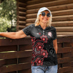 Personalised Melbourne Renegades NAIDOC Week 2026 Women Polo Shirt Sea Turtles Aboriginal Art