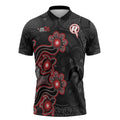 Personalised Melbourne Renegades NAIDOC Week 2026 Zipper Polo Shirt Sea Turtles Aboriginal Art