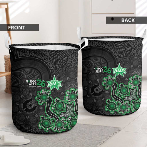 Melbourne Stars NAIDOC Week 2026 Laundry Basket Sea Turtles Aboriginal Art