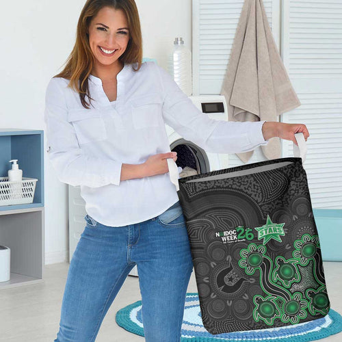 Melbourne Stars NAIDOC Week 2026 Laundry Basket Sea Turtles Aboriginal Art