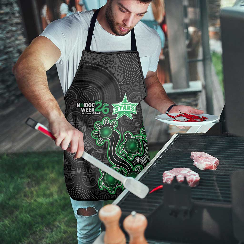 Melbourne Stars NAIDOC Week 2026 Apron Sea Turtles Aboriginal Art