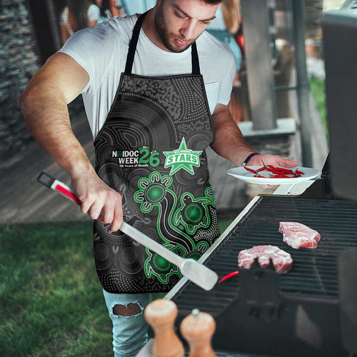 Melbourne Stars NAIDOC Week 2026 Apron Sea Turtles Aboriginal Art