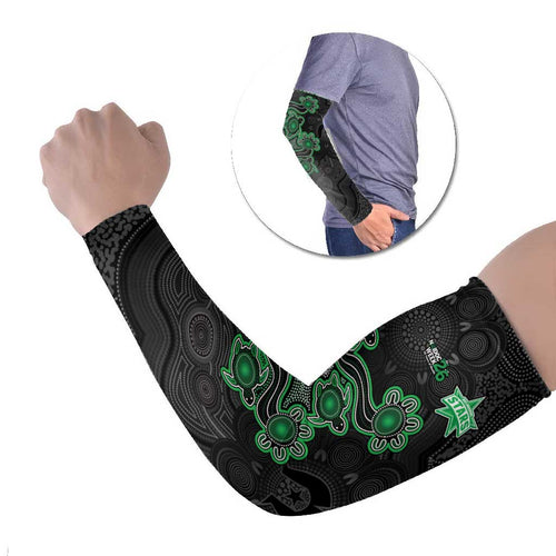 Personalised Melbourne Stars NAIDOC Week 2026 Arm Sleeves Sea Turtles Aboriginal Art