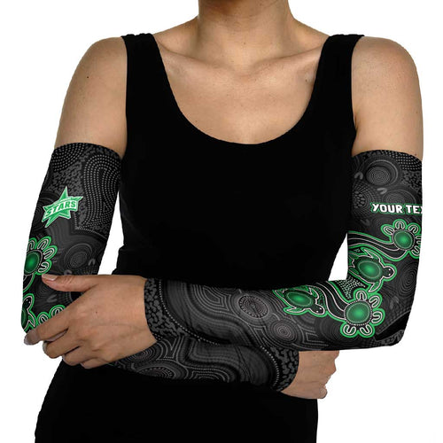 Personalised Melbourne Stars NAIDOC Week 2026 Arm Sleeves Sea Turtles Aboriginal Art