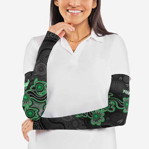 Personalised Melbourne Stars NAIDOC Week 2026 Arm Sleeves Sea Turtles Aboriginal Art
