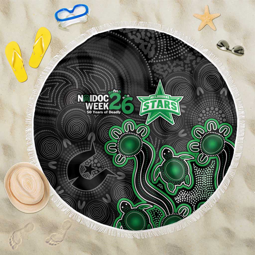 Melbourne Stars NAIDOC Week 2026 Beach Blanket Sea Turtles Aboriginal Art