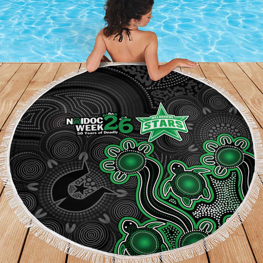 Melbourne Stars NAIDOC Week 2026 Beach Blanket Sea Turtles Aboriginal Art