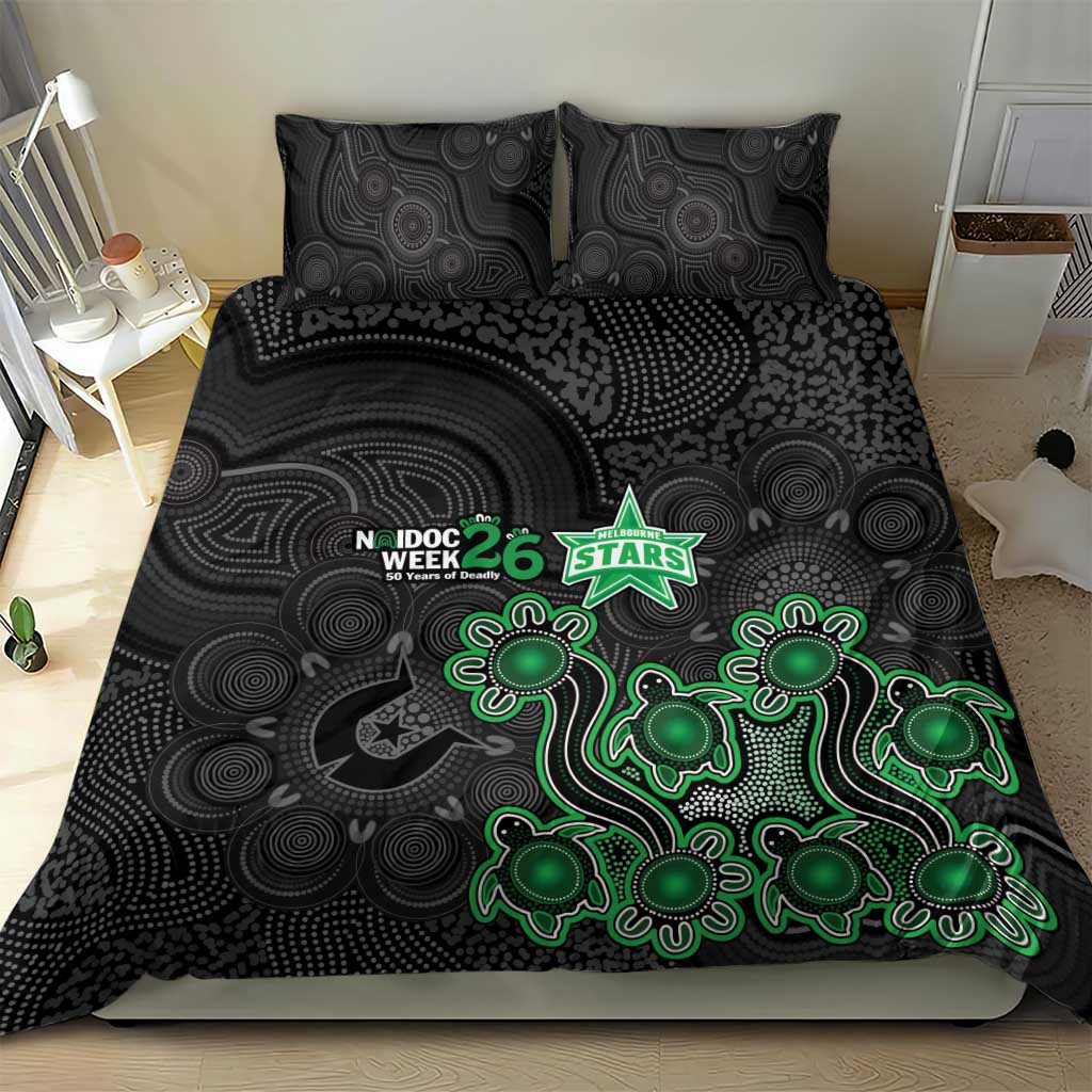 Melbourne Stars NAIDOC Week 2026 Bedding Set Sea Turtles Aboriginal Art