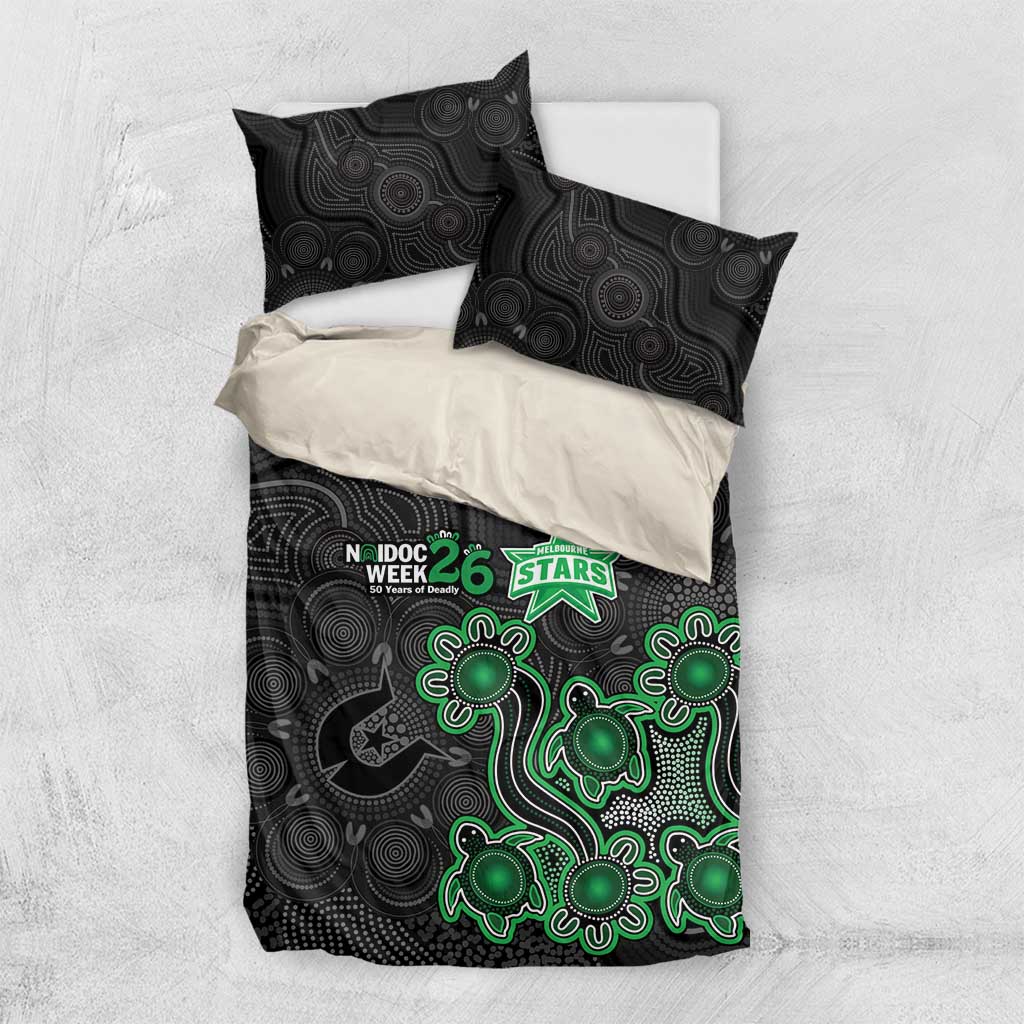 Melbourne Stars NAIDOC Week 2026 Bedding Set Sea Turtles Aboriginal Art