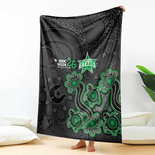 Melbourne Stars NAIDOC Week 2026 Blanket Sea Turtles Aboriginal Art