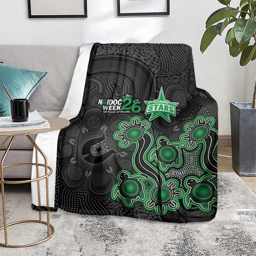 Melbourne Stars NAIDOC Week 2026 Blanket Sea Turtles Aboriginal Art