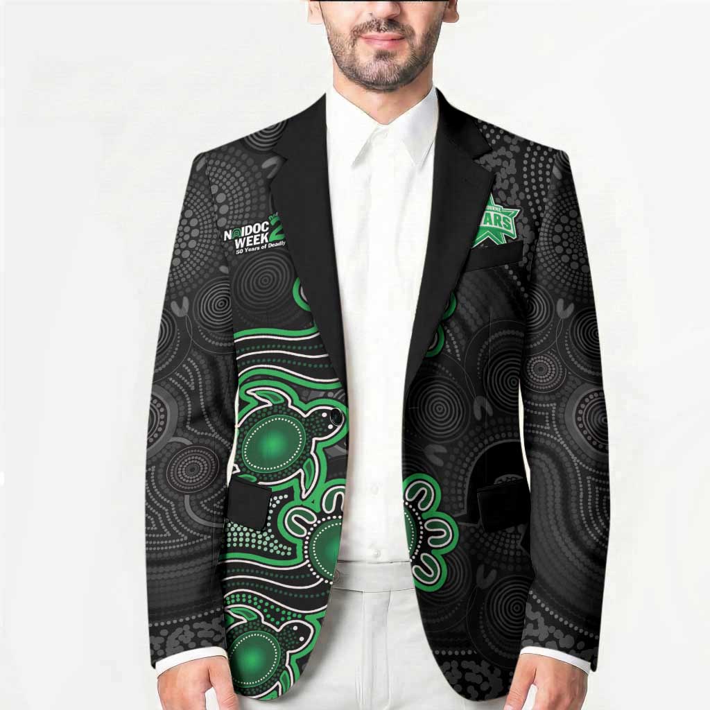 Personalised Melbourne Stars NAIDOC Week 2026 Blazer Sea Turtles Aboriginal Art